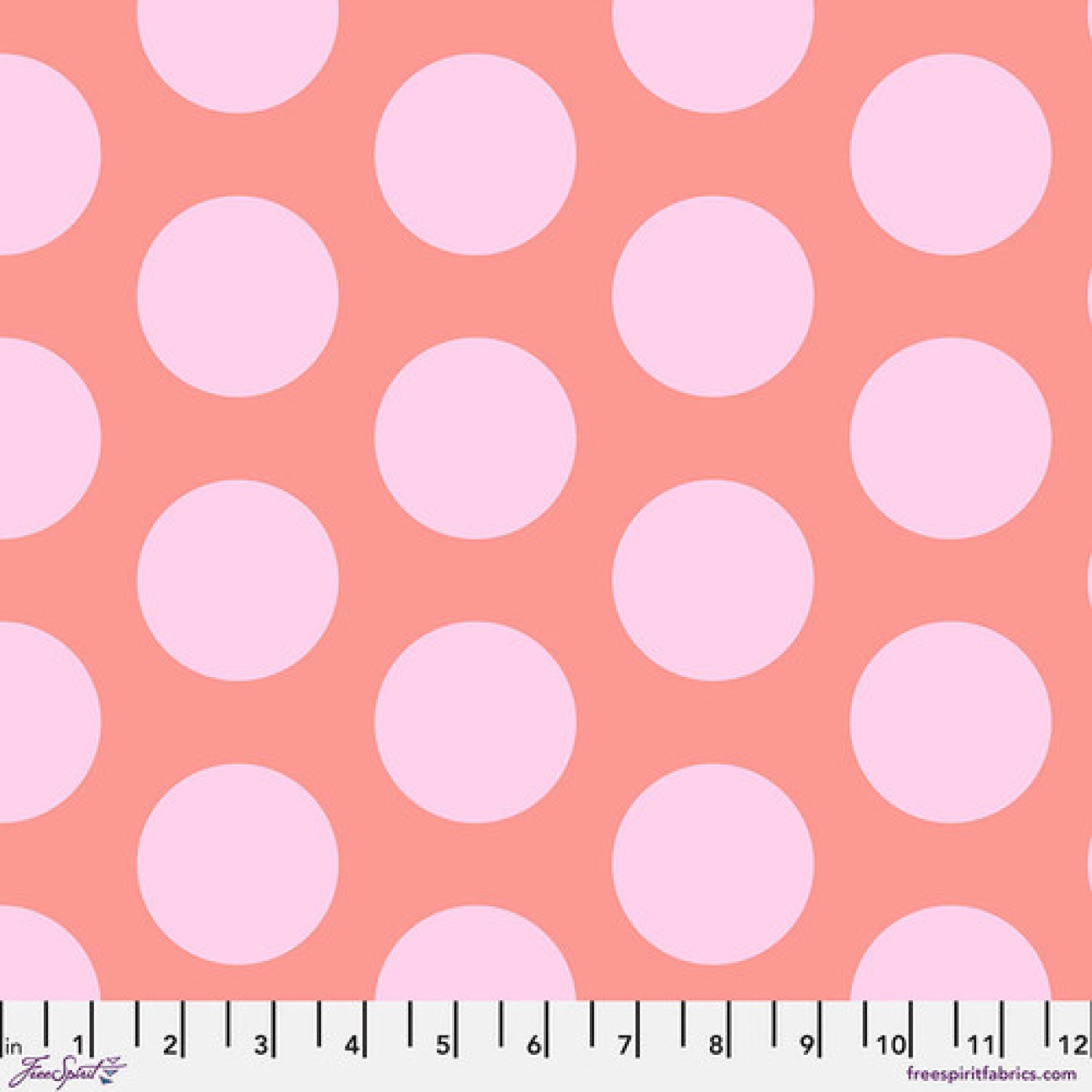 Tula Pink - Roar! - Dinosaur Eggs - Blush